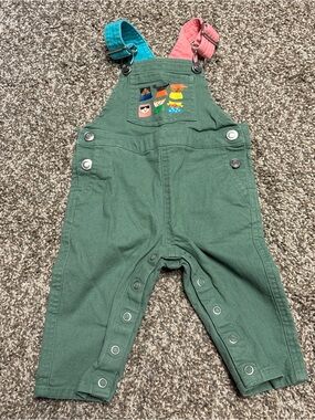 Christian Robinson Green Overalls